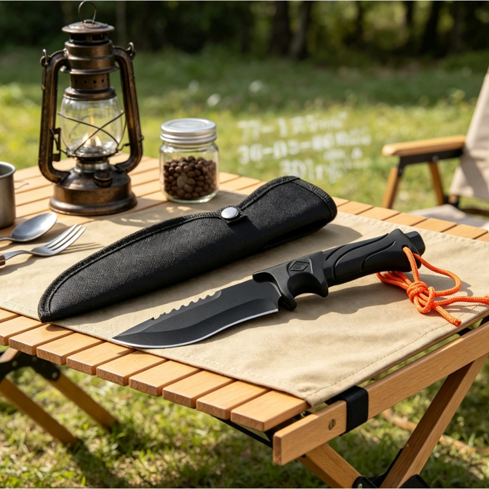 Edc Carry Fixed Blade Knife - سكين متعدد الاستخدامات للتخييم والبقاء على