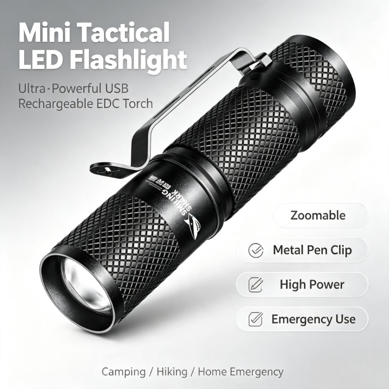 Edc Carry Flashlight - سميلينج شارك مصباح يدوي تكتيكي صغير