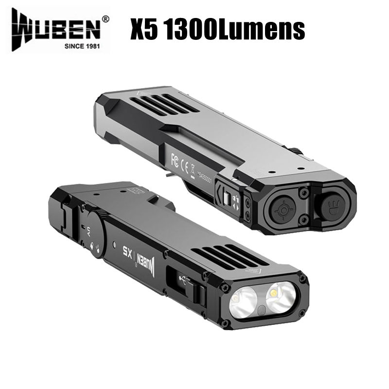 Edc Carry Flashlight - مصباح يدوي صغير الحجم WUBEN X5