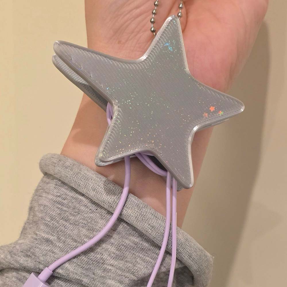 Cable Winder Keychain - منظم أسلاك ثلاثي الأبعاد على شكل