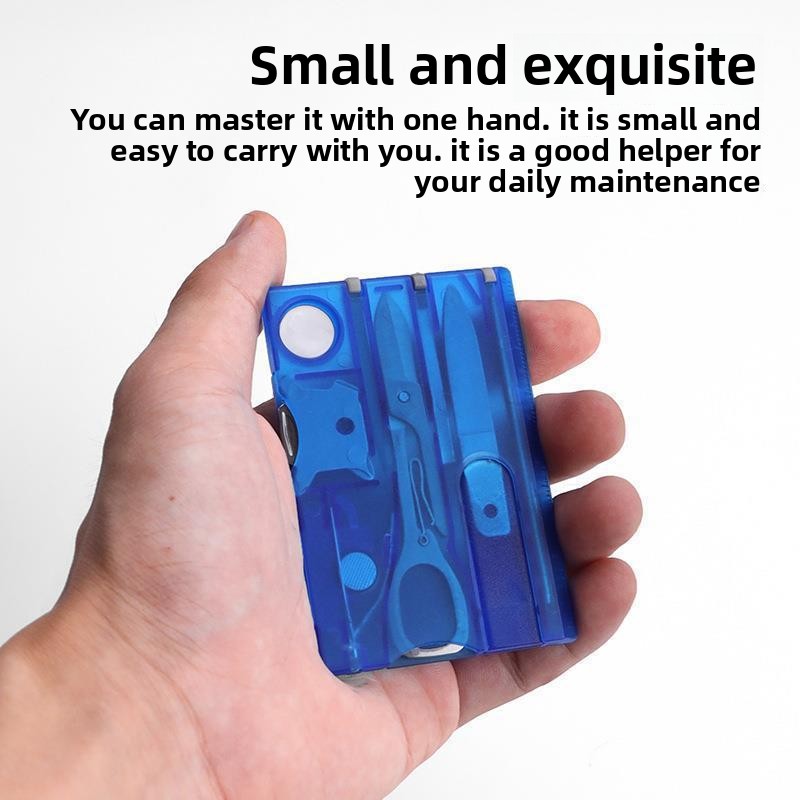 Multitool Credit Card - 12 في 1 جيب بطاقة الائتمان
