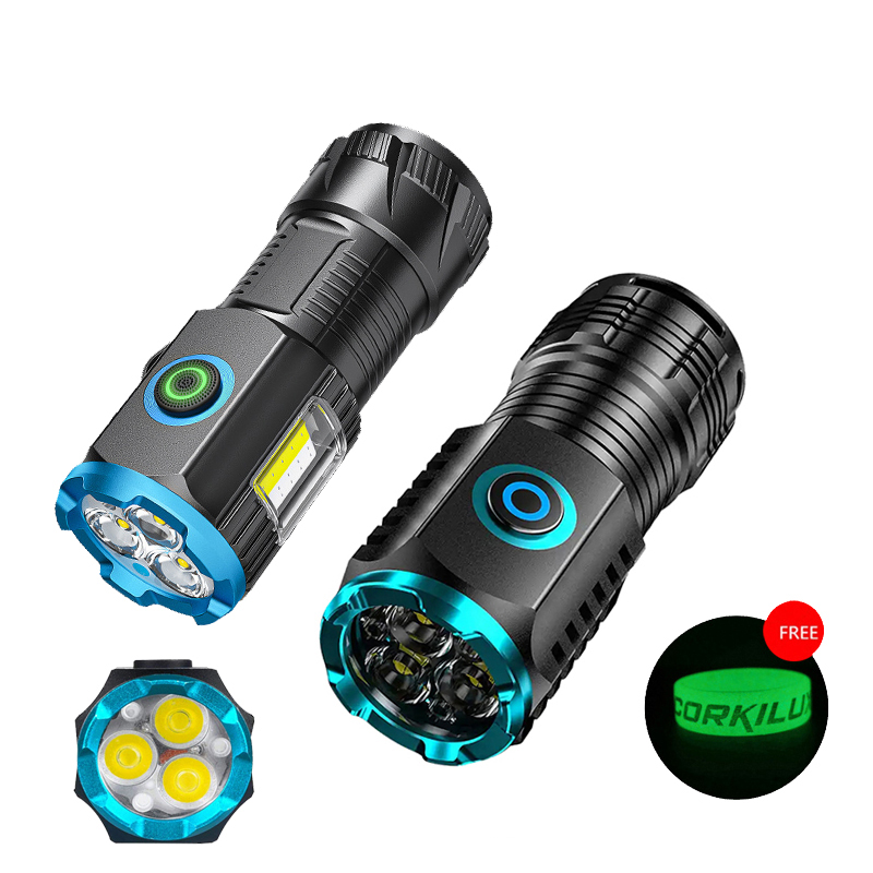 Edc Carry Flashlight - مصابيح ليد صغيرة للجيب قابلة لإعادة