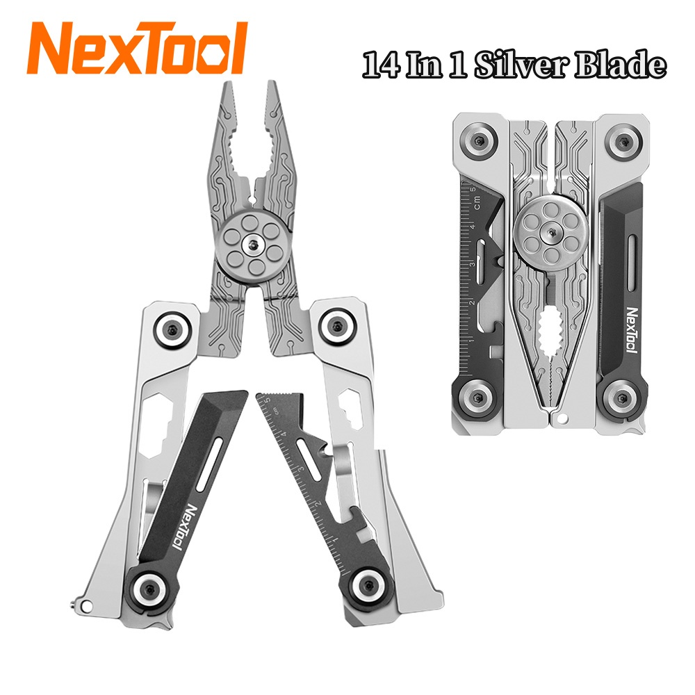 Edc Able Carry - Nextool 14 في 1 شفرة فضية