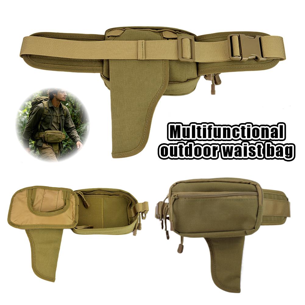 Edc Concealed Carry Fanny Pack - حقيبة خصر مخفية مضادة للسرقة، حقيبة