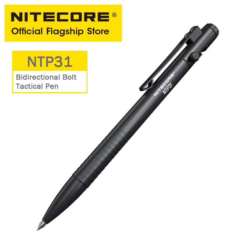 Pen Tactical Glass - Nitecore NTP31 CNC ثنائي الاتجاه الترباس