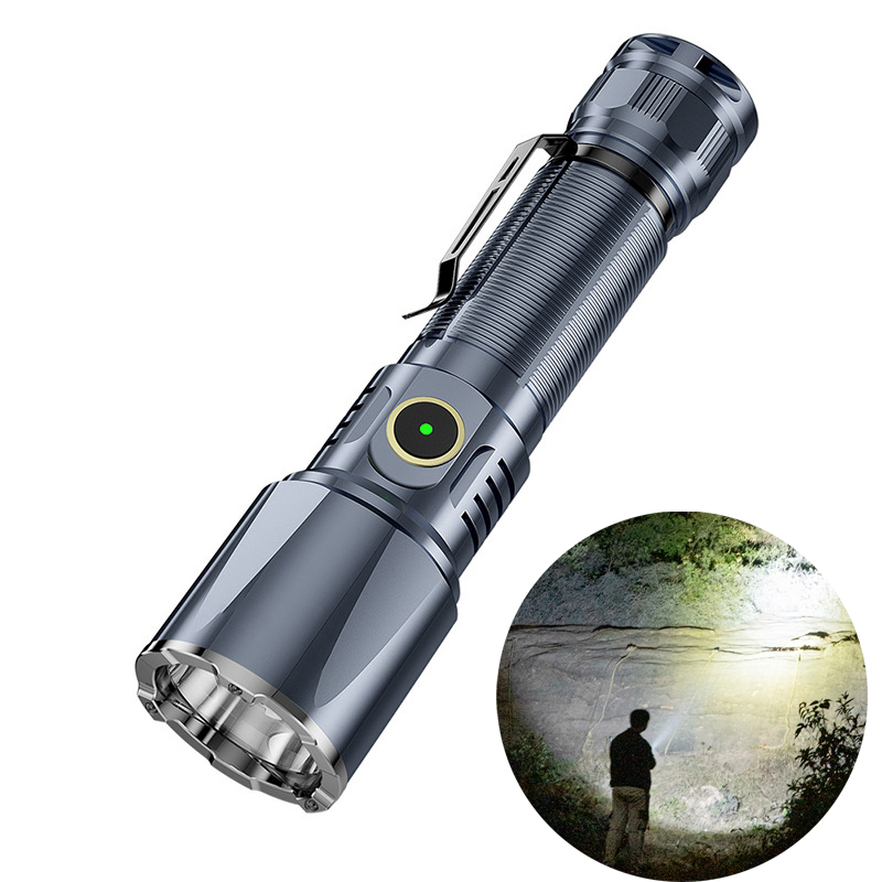Edc Carry Flashlight - مصباح يدوي LED محمول قابل لإعادة