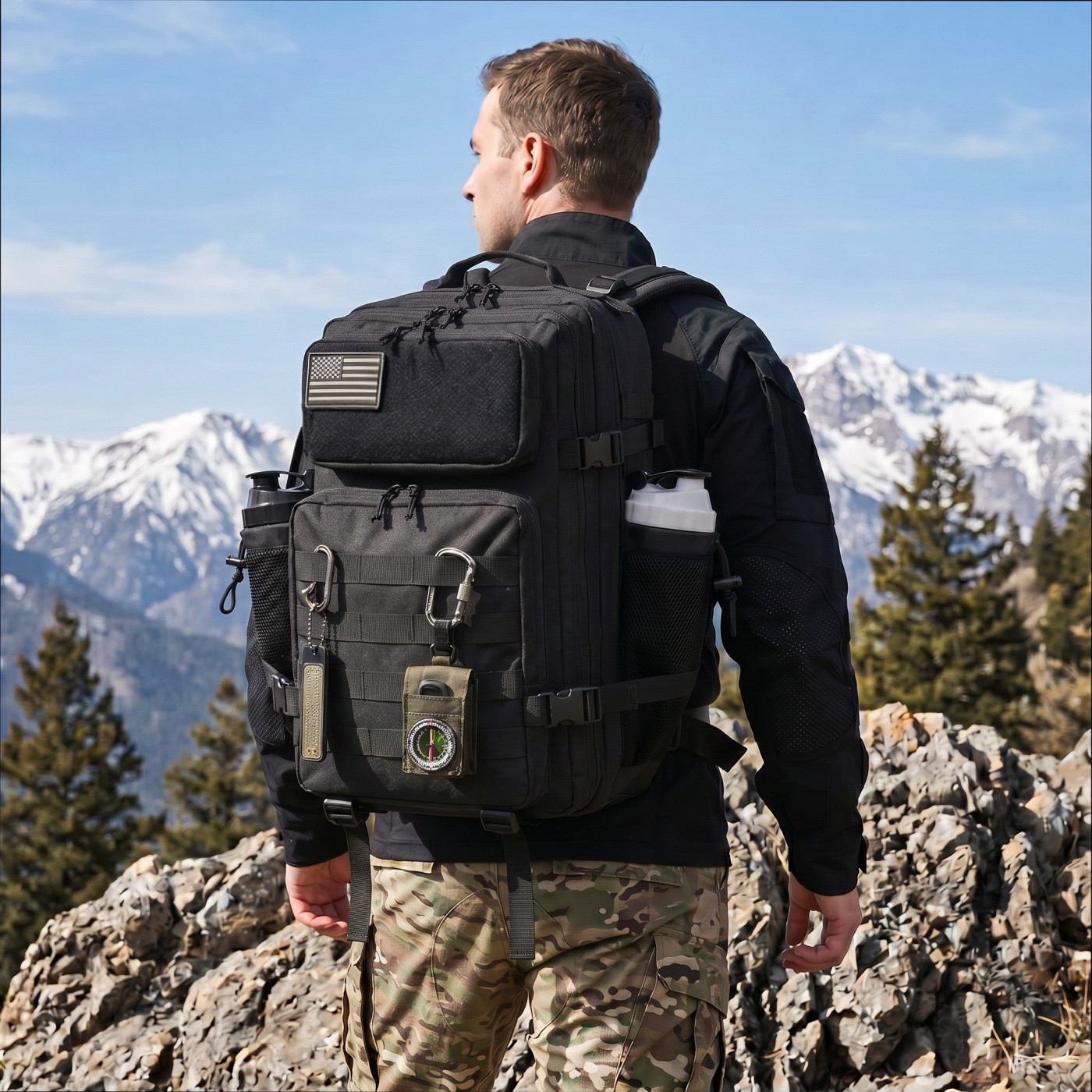 Edc Concealed Carry Bag - حقيبة ظهر تكتيكية للصيد بسعة 45