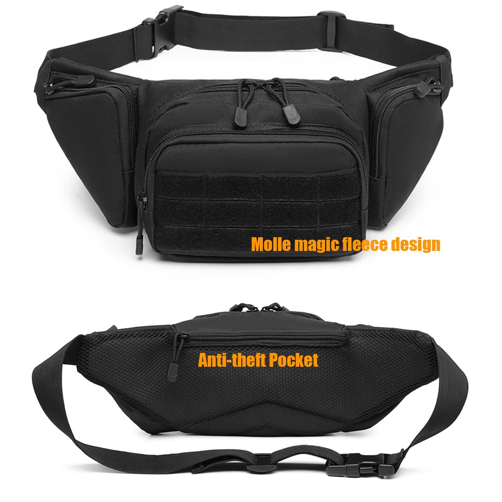 حقيبة خصر تكتيكية مقاومة للماء - مراجعة Edc Concealed Carry Fanny Pack وسعره