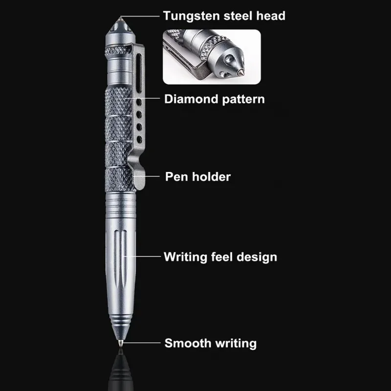 قلم تكتيكي عسكري متعدد الوظائف - مراجعة Pen Tactical Glass وسعره