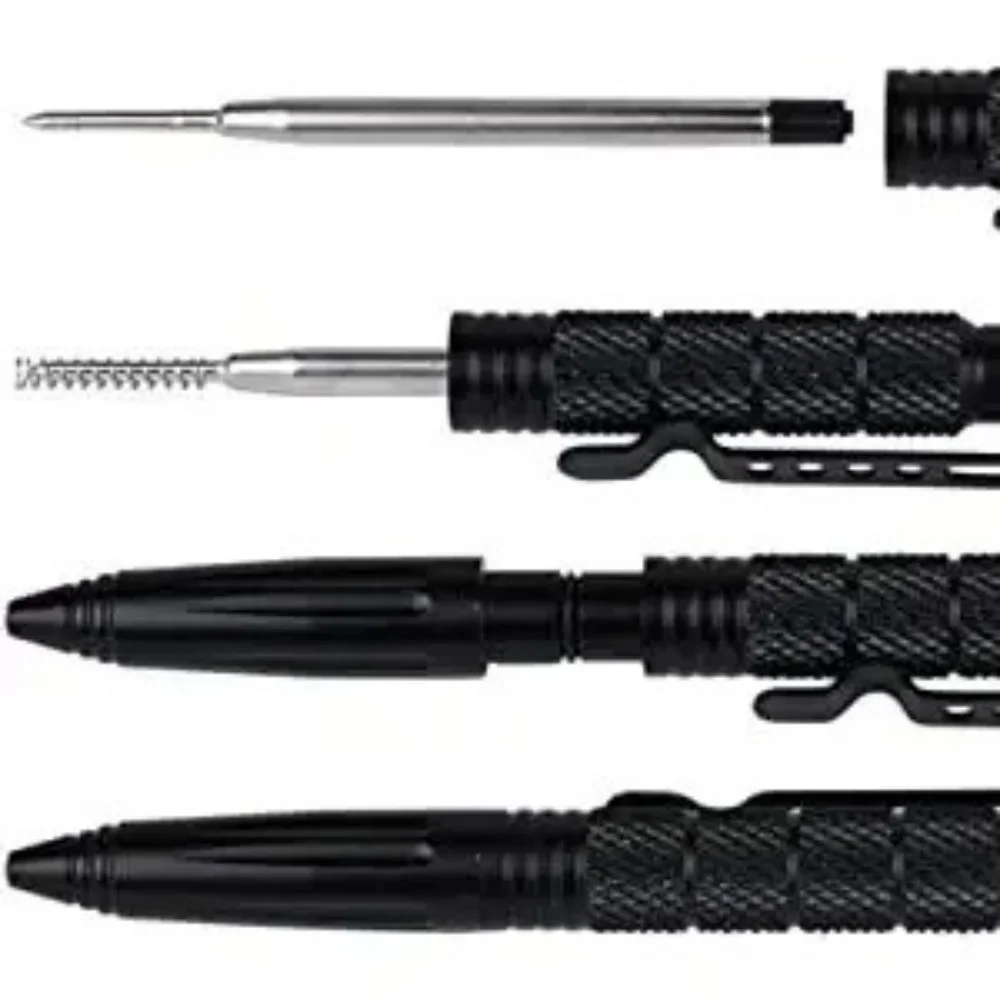قلم تكتيكي متعدد الوظائف من ال - مراجعة Pen Tactical Glass وسعره