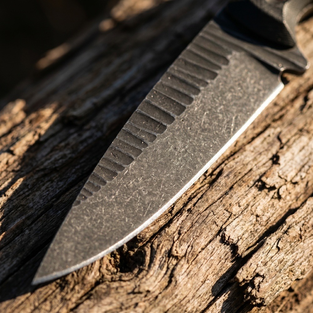 سكين بوشكرافت ذو نصل كامل من ف - مراجعة Edc Carry Fixed Blade Knife وسعره