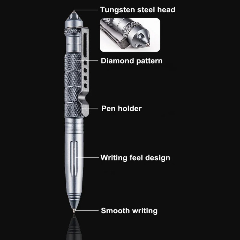 متعددة الوظائف العسكرية قلم تخ - مراجعة Pen Tactical Glass وسعره