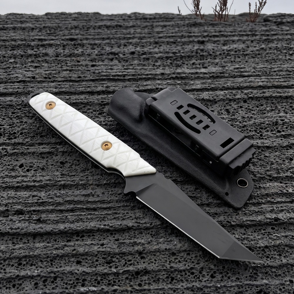 سكين جديد ذو نصل ثابت بمقبض G1 - مراجعة Edc Carry Fixed Blade Knife وسعره