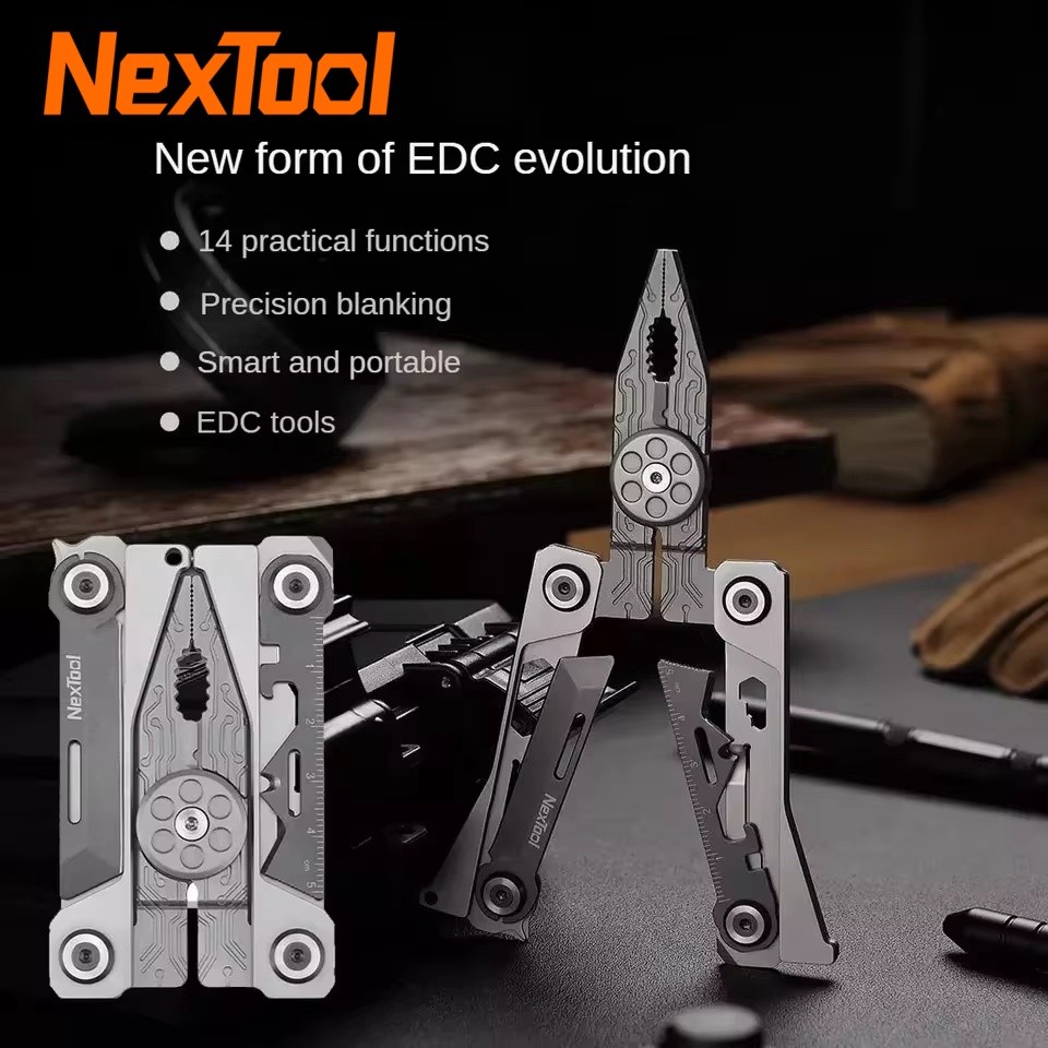 Nextool 14 في 1 شفرة فضية EDC  - مراجعة Edc Able Carry وسعره