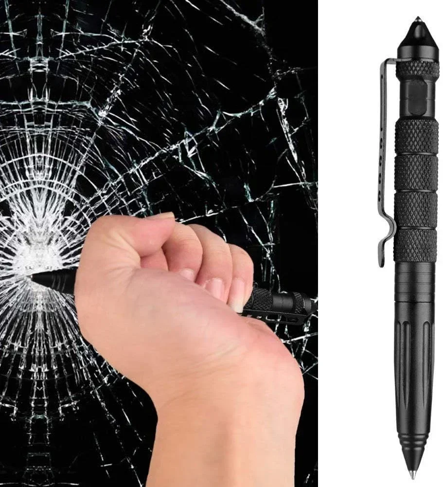 قلم تكتيكي متعدد الوظائف للدفا - مراجعة Pen Tactical Glass وسعره
