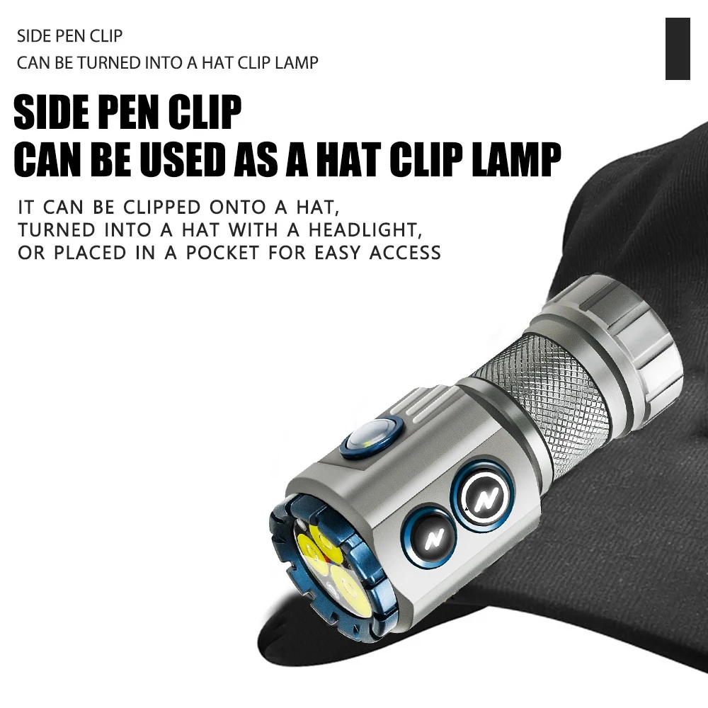 مصباح يدوي محمول قابل لإعادة ا - مراجعة Edc Carry Flashlight وسعره