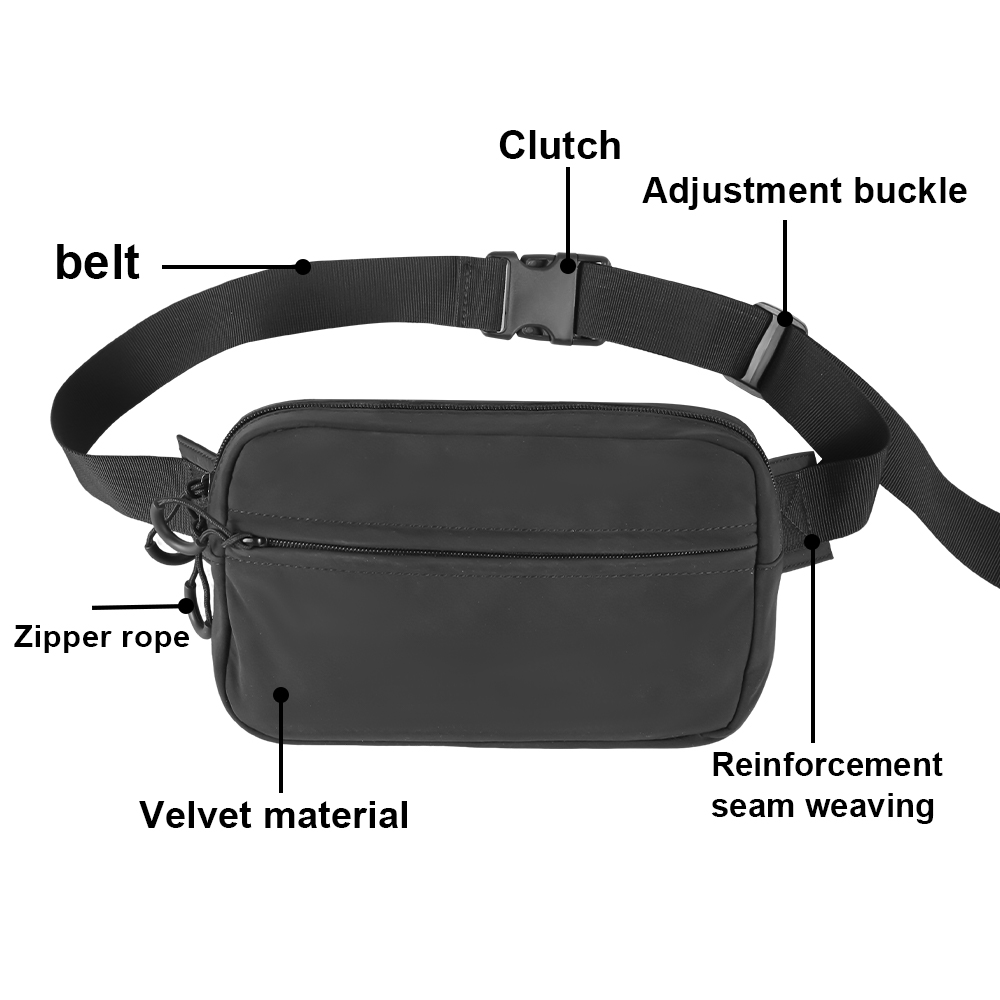 التكتيكية حقيبة كروسبودي مسدس  - مراجعة Edc Concealed Carry Fanny Pack وسعره
