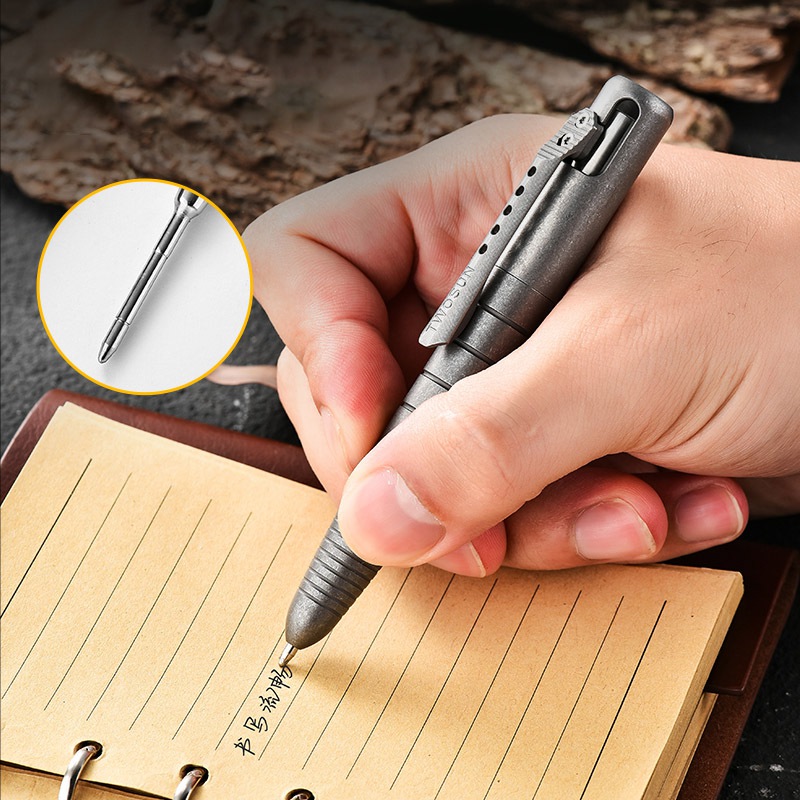 قلم تيتانيوم تكتيكي للبقاء في  - مراجعة Pen Tactical Glass وسعره