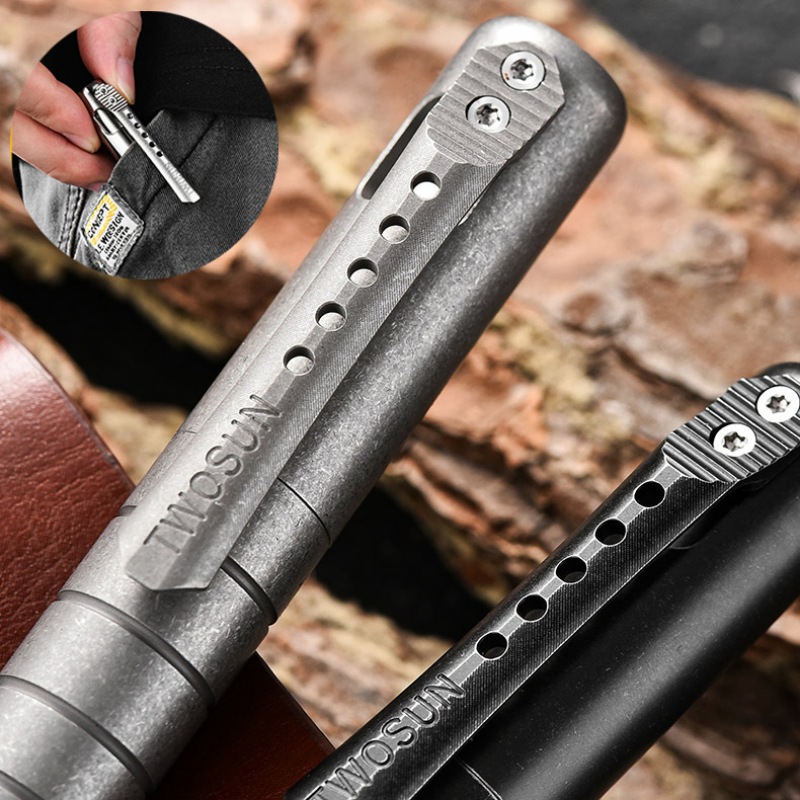 قلم تيتانيوم تكتيكي للبقاء في  - مراجعة Pen Tactical Glass وسعره