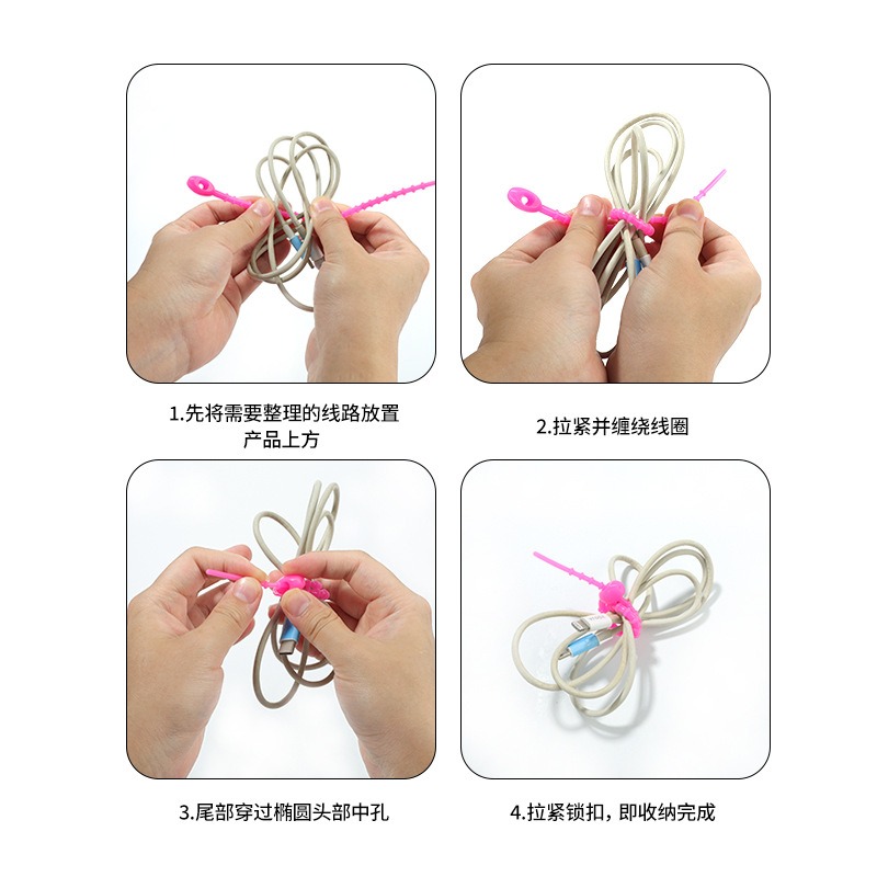 5 قطع بألوان عشوائية، أشرطة رب - مراجعة Cable Winder Keychain وسعره