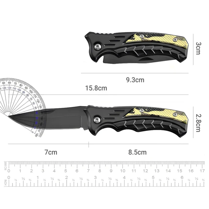 مجموعة من 6/3/2/1 سكاكين قابلة - مراجعة Edc Carry Piece وسعره