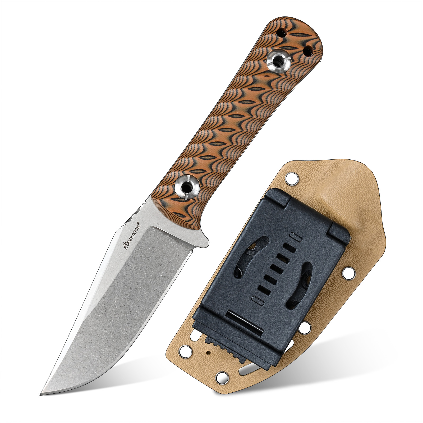 أداة يدوية محمولة من SDOKEDC،  - مراجعة Edc Carry Fixed Blade Knife وسعره